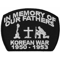 In Memory Of Our Fathers Korean War Patch | US Military Veteran Patches